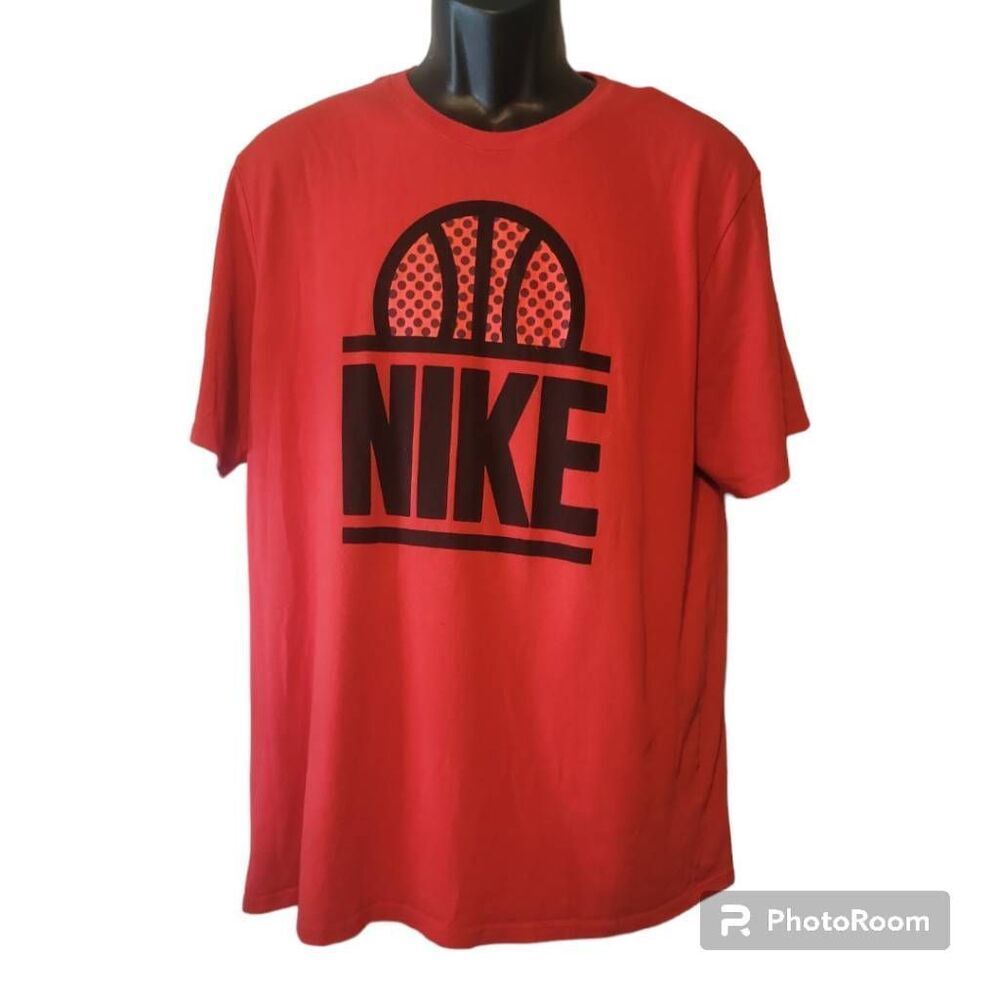 Nike Dr-Fit Red Basketball T-shirt Men's Size XL